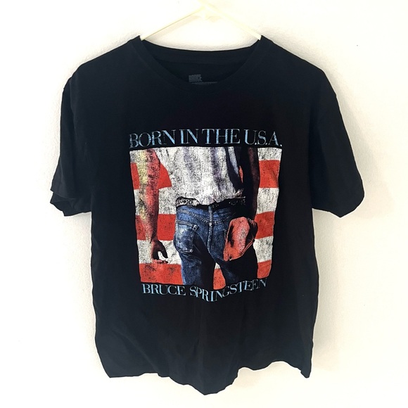 Bruce Springsteen Born In The USA 1984-85 Tour Graphic T-Shirt, Size: Large - Picture 1 of 5